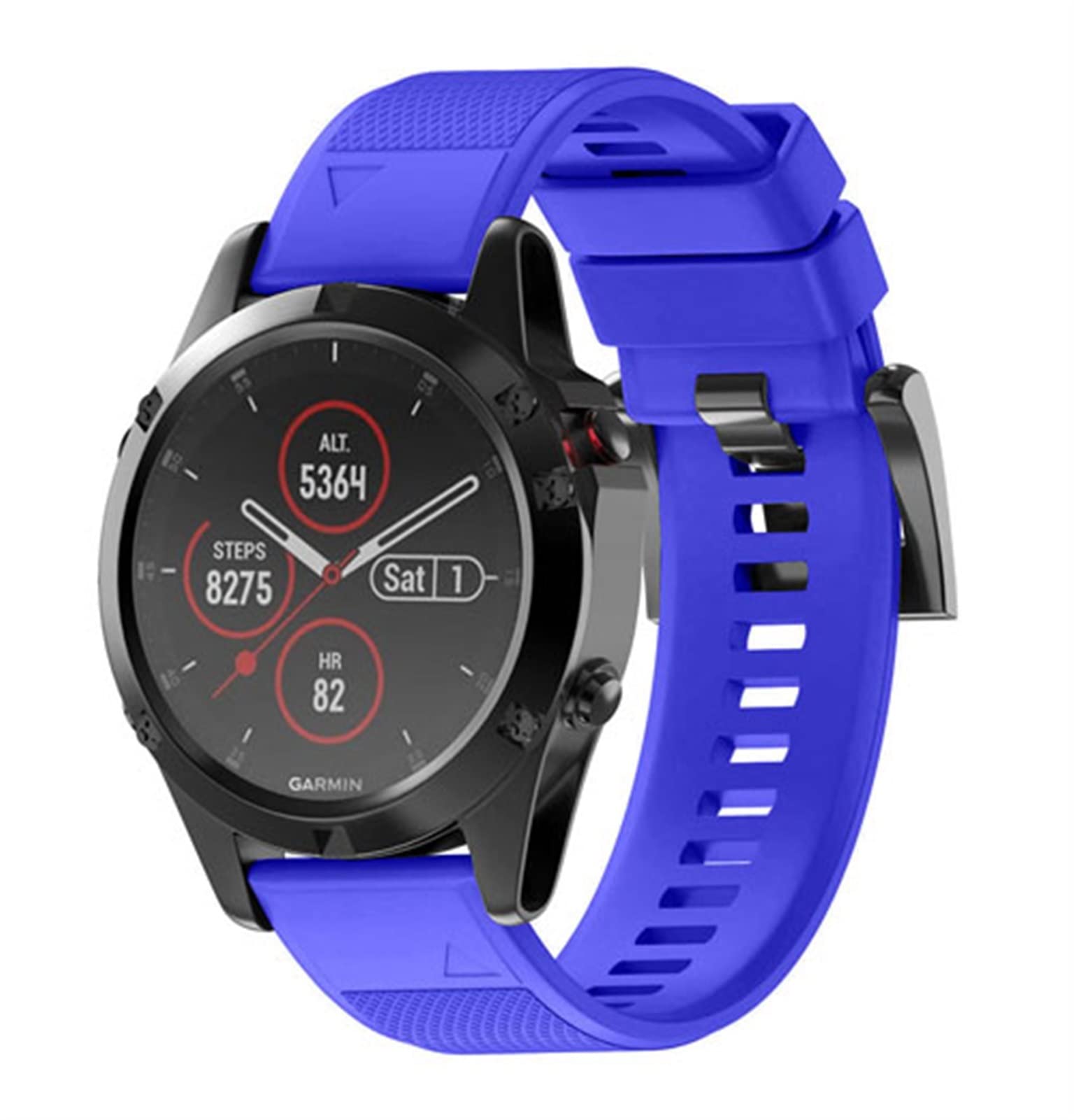 Bracelet montre silicone 22mm Garmin Fenix 5 interchangeable agate - 8