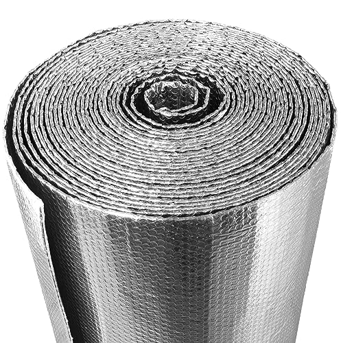 Image of Reflective Insulation Roll, 24 inch x 50Ft, Aluminum, Radiant Barrier for Heat Insulation