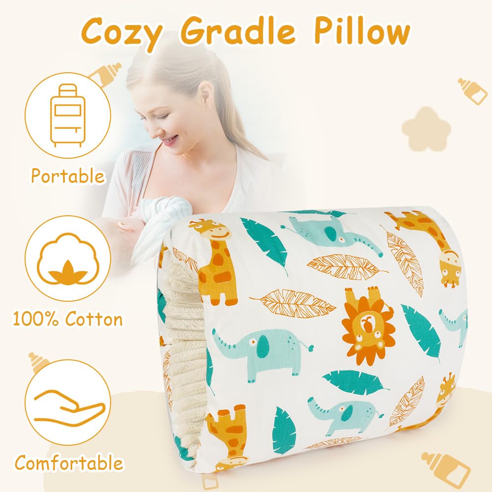 Aolso Cozy Cradle Arm Pillow, Breastfeeding Arm Pillow, Baby Breastfeeding Nursing Pillow, Baby Nursing Head Support Pillow - Image 3