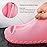 ydfagak Shoe Covers Waterproof Reusable Foldable Not-Slip Rain Shoe Covers with Zipper,Shoe Protectors Overshoes Rain Galoshes for Kids Men and Wome (Pink, L (Women 8-12, Men 7-11))