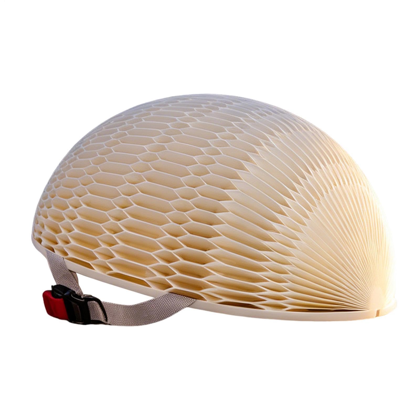 Casco de bicicleta plegable con correa ajustable para adultos 8