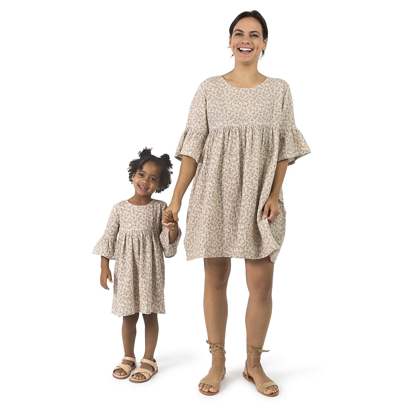modern moments dress by Gerber: mommy & me LIVE 04/09/2025 Size:Trim L Gotham greens, Green Goddess This stylish staple will