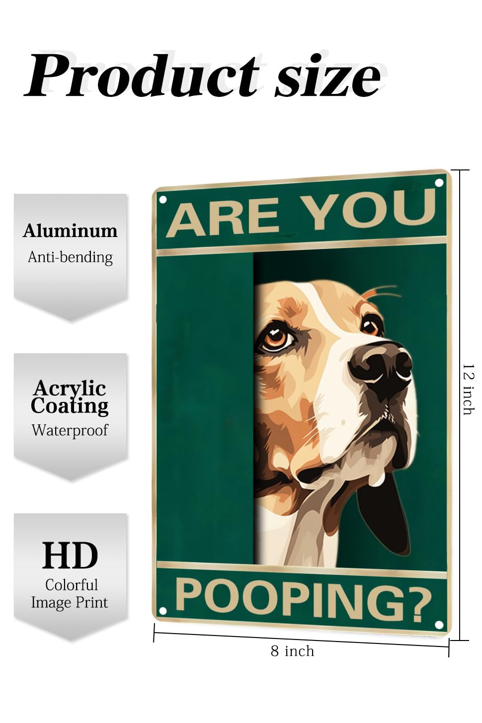 Toilet Vintage/Retro Home Décor Plaques & Signs for sale