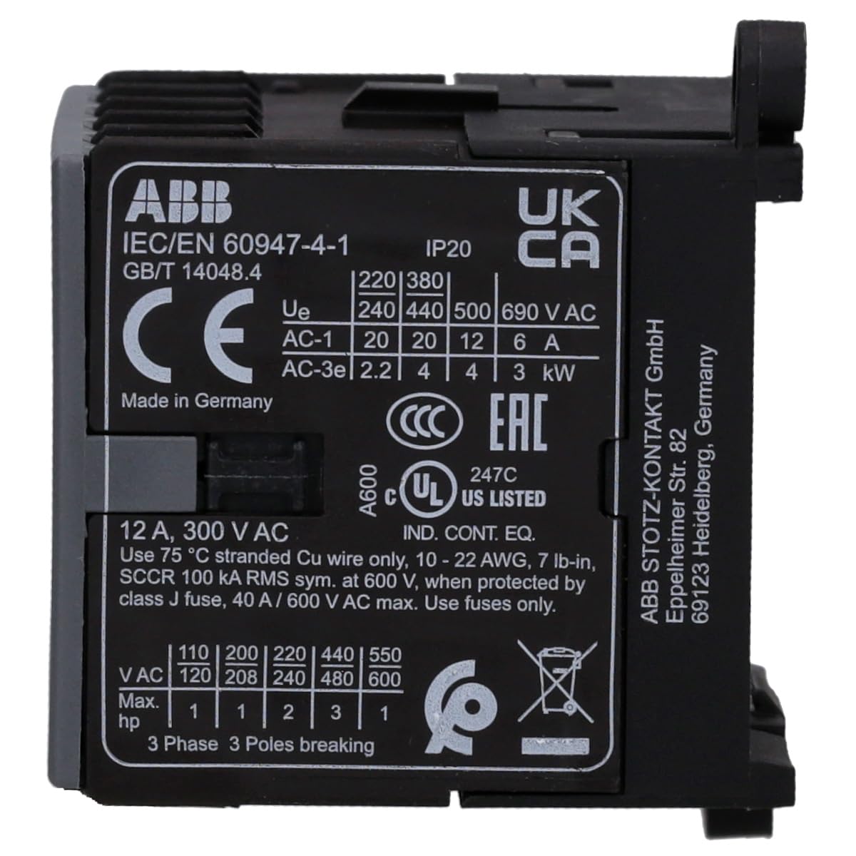 ABB componente per interruttore codice GJL1211001R8100