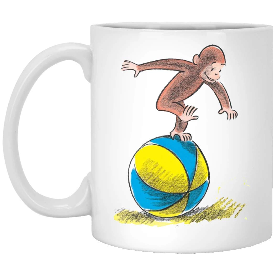 Refreshus Curious Magic Color Changing Mug Ceramic Tea Cup Funny Friend Gift Coffee Mug for Women and Men 11oz with Handle Microwave Safe