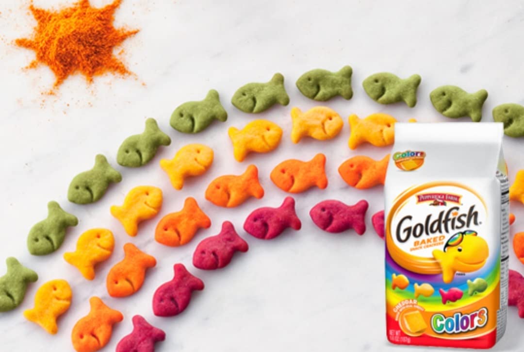 Goldfish Crackers Colors Cheddar 187 g (2 Stück)