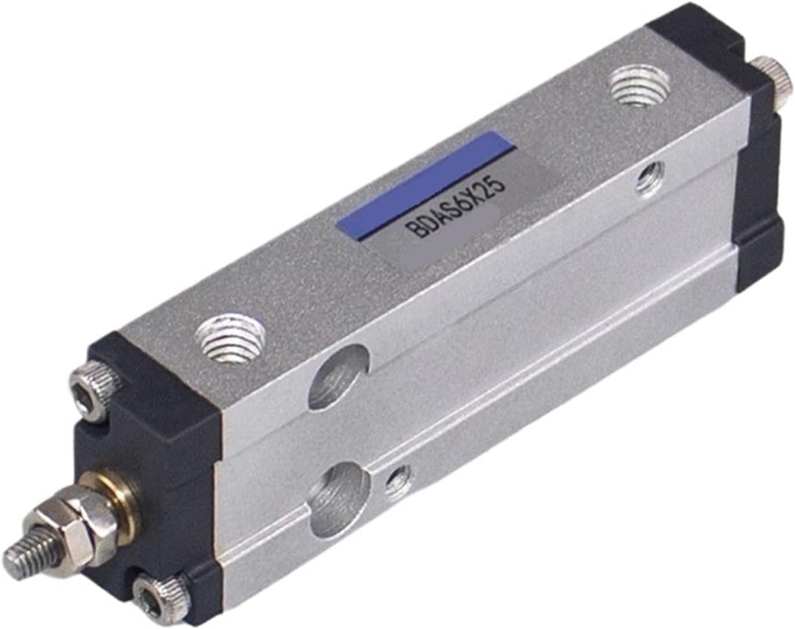 Cylindre pneumatique compact BDAS6X25 à double effet pour guidage précis de micromécanique