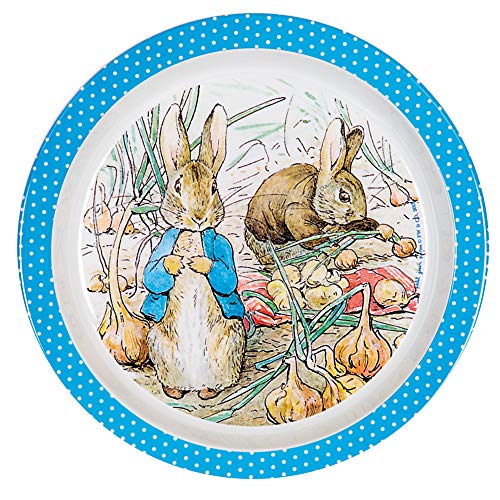 Petit Jour Peter Rabbit azul melamina Plate