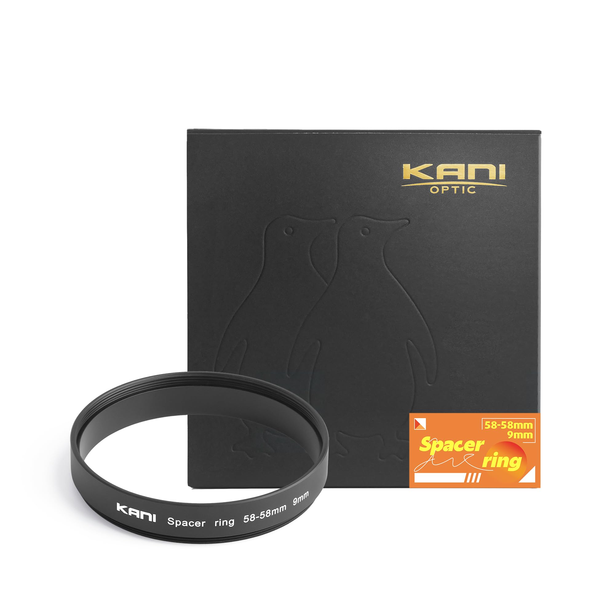 Amazon | KANI 継手リング 58-58mm スペーサーリング 9mm フィルター
