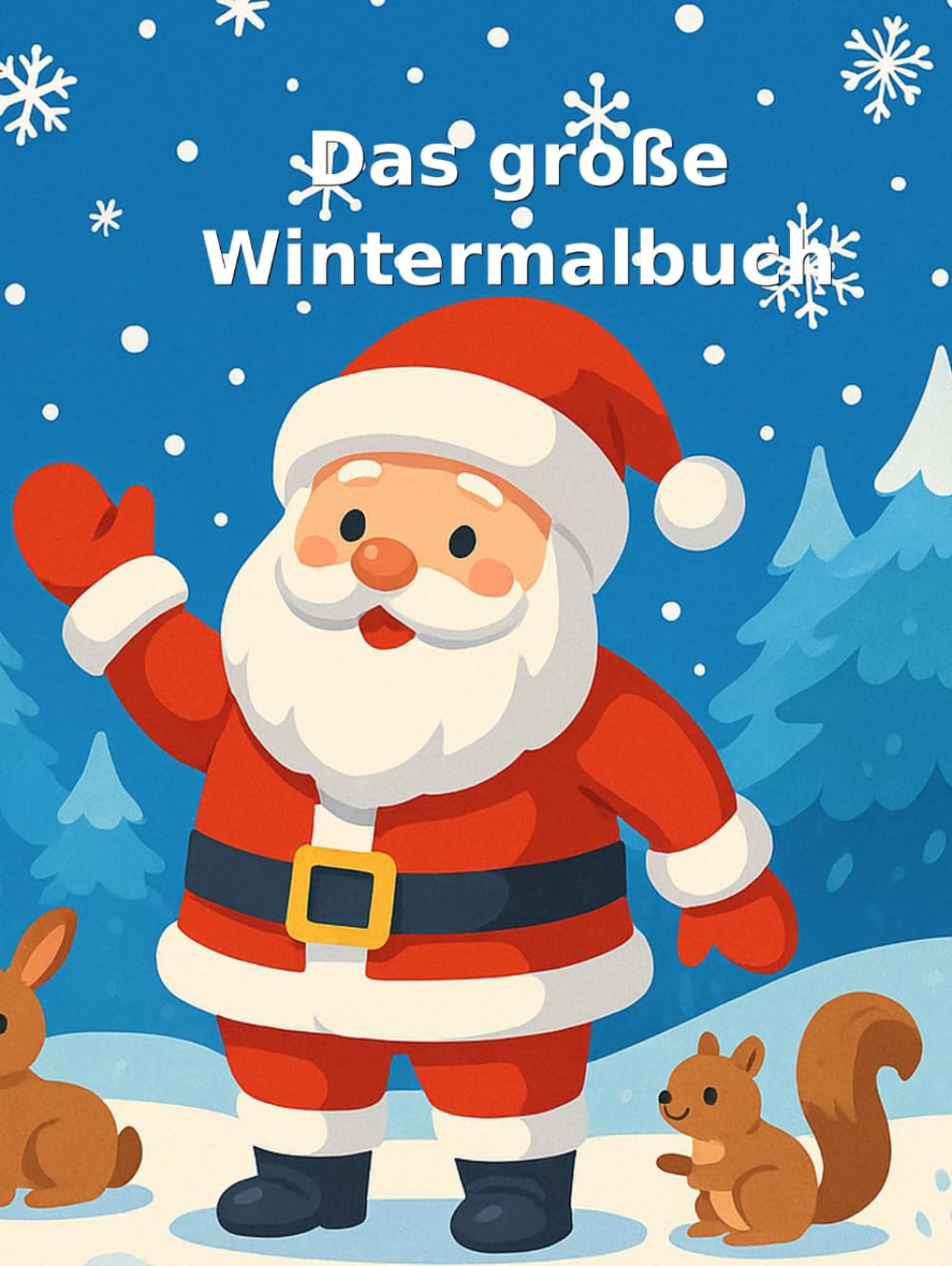 Das große Wintermalbuch: Spaß für Groß und Klein
