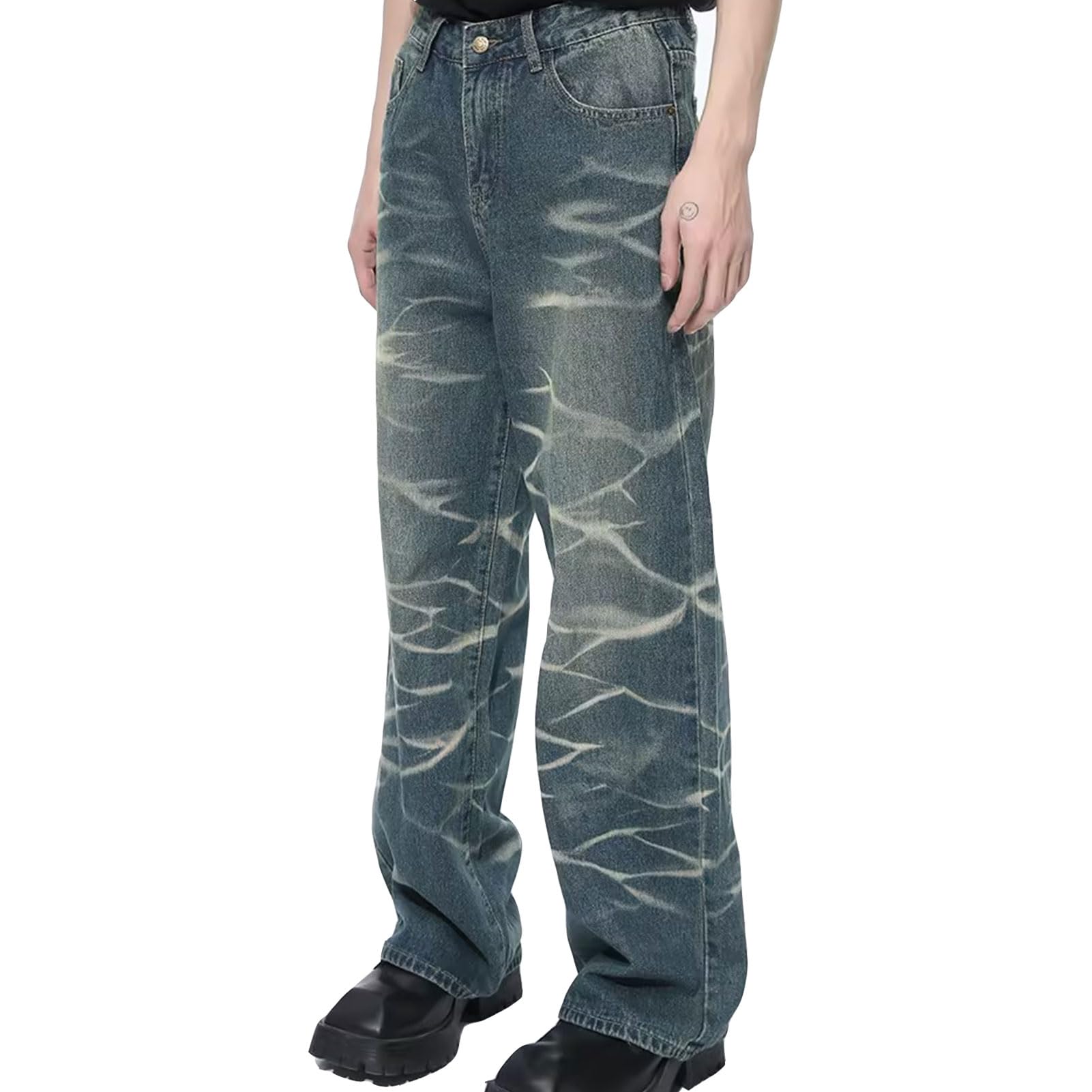 【NONCODE】(Unisex) Biso Cargo Wide Denim Unisex) Bison Cargo Wide Denim - NONCODE | 60% - Asian