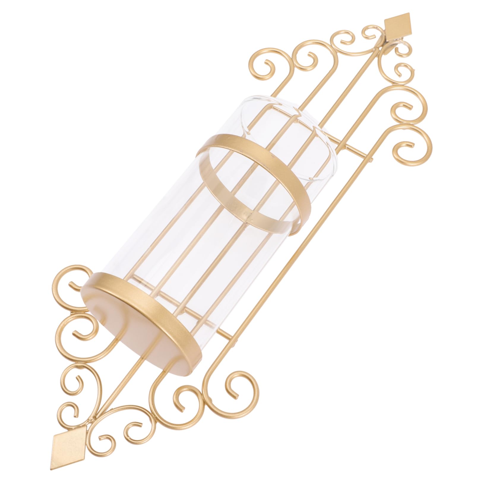 GOOHOCHY Wall Hanging Candle Holder Elegant Iron Art Wall Decor for Living Room Stylish Candle Sconces for Home Decoration and Special Occasions