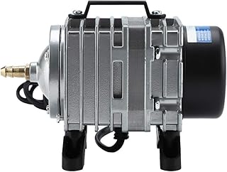 Germerse Bomba de oxigênio para tanque de peixes, bomba de ar para tanque de peixes, aerador profissional potente ultra silencioso 18W 38L/min para aquicultura, restaurantes, mariscos, lagoas
