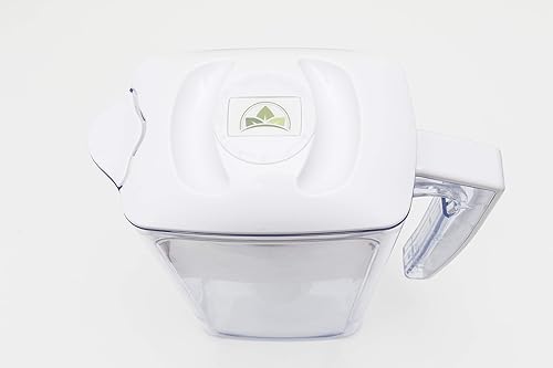 Miniatura 2 de Jarra de filtro de agua alcalina - Ionizador de agua pura saludable de 2.5 litros, dos filtros de carbón activado de 60 días, sin BPA, saludable,