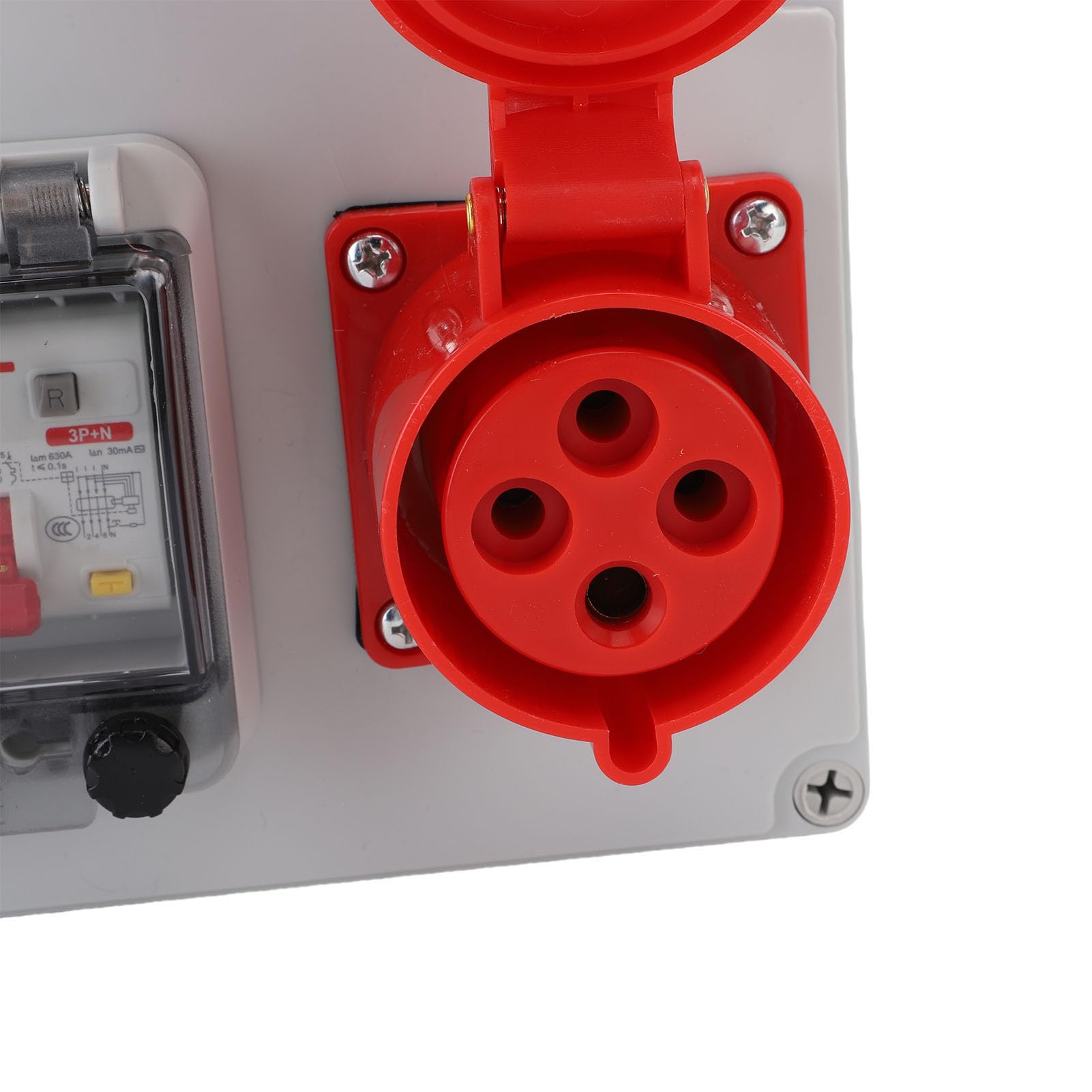 LiebeWH Scatola per Prese Elettriche Portatile Industriale Resistente Agli Urti per Officine da Cantiere 200x150x100mm Adatta per Generatori di Distribuzione di Energia Solare