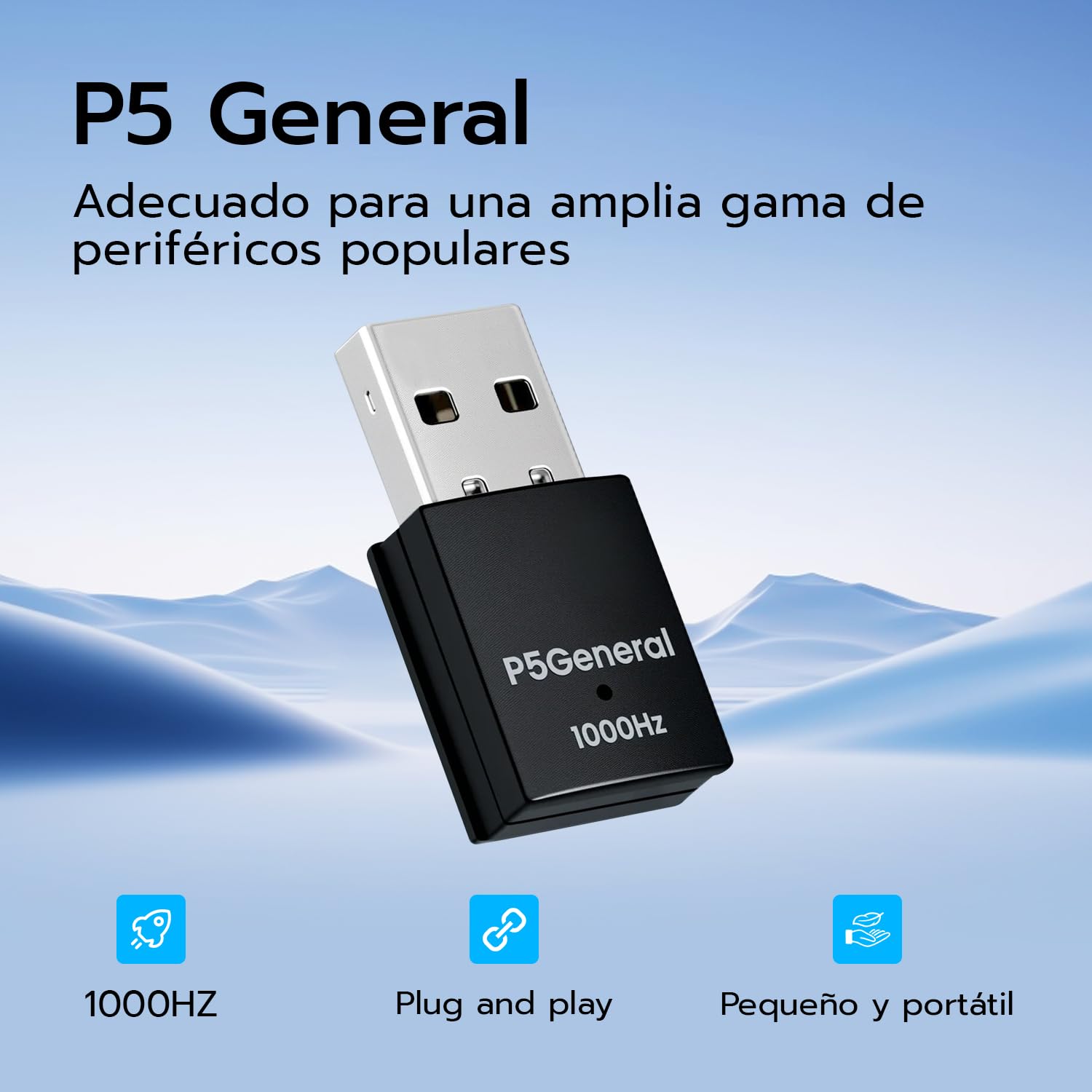 Besavior P5 General Adaptador Compatible con PS5/Slim/PRO, Compatible con HITBOX, XIM Matrix, ReaSnow S1, Raspberry Pi | Adaptador Gaming Plug-and-Play 1000Hz para Juegos de PS5 – Negro