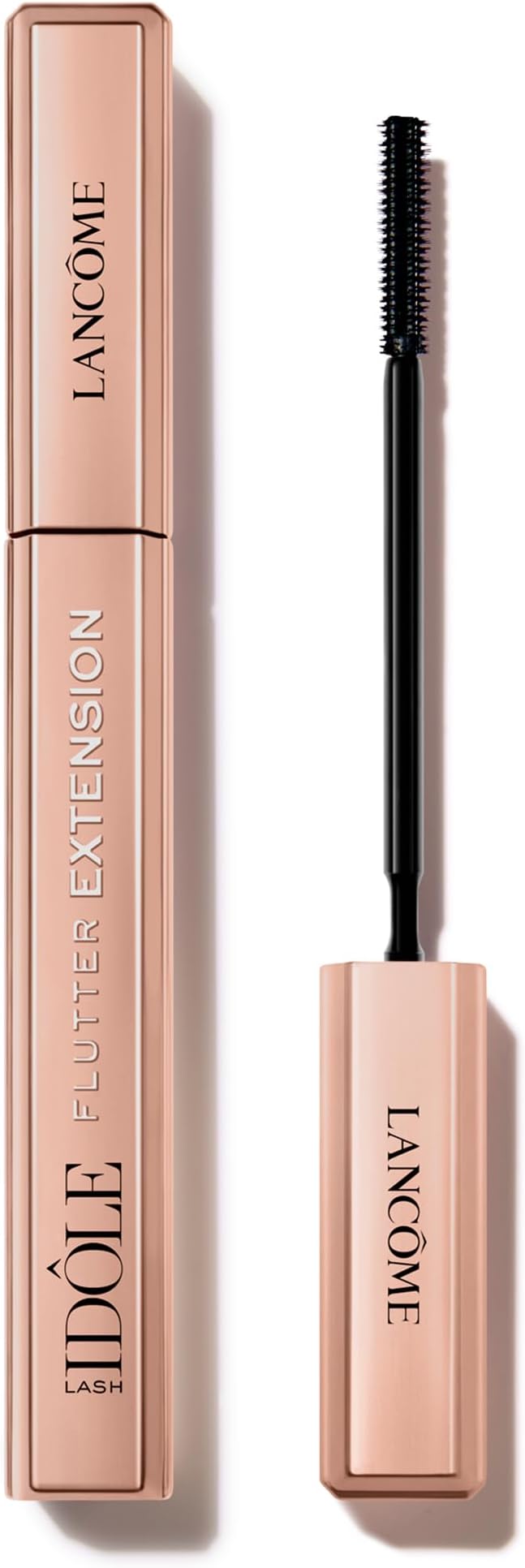 Lash Idôle Flutter Extension, Mascara, Instant Lash Lengthening, Fluttery, Super-long Lashes, Flake-Free with Up to 24hr Wear and Precise Brush (True Black, Full Size)