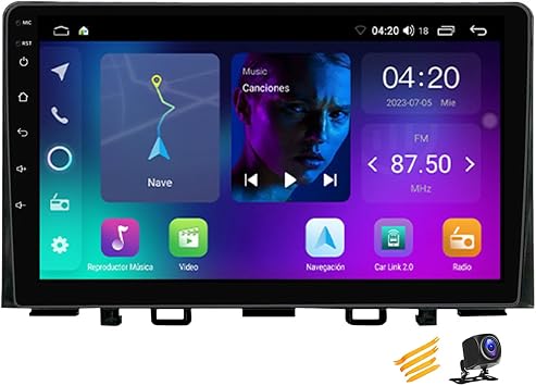 Car Stereo Double Din Android 14 Radio 9 Inch Touchscreen for Kia Rio YB 20162020 Multimedia Player Support Navigation/Android Auto/Carplay/Steering Wheel Controls,NF1