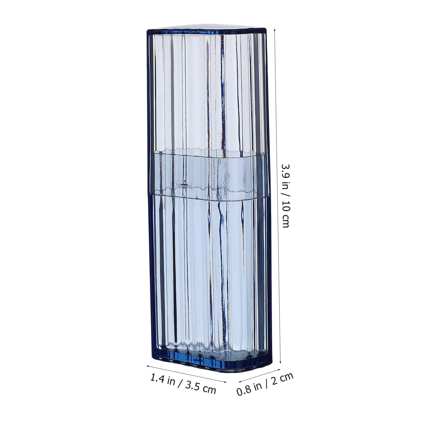 SEWACC 1set Floss Box Portable Makeup Organizer Clear Traveling Makeup Mini Drawers Storage Organiser Mini Toothpick Pot Desk Organizer Portable Floss Dispenser Pp 8pcs