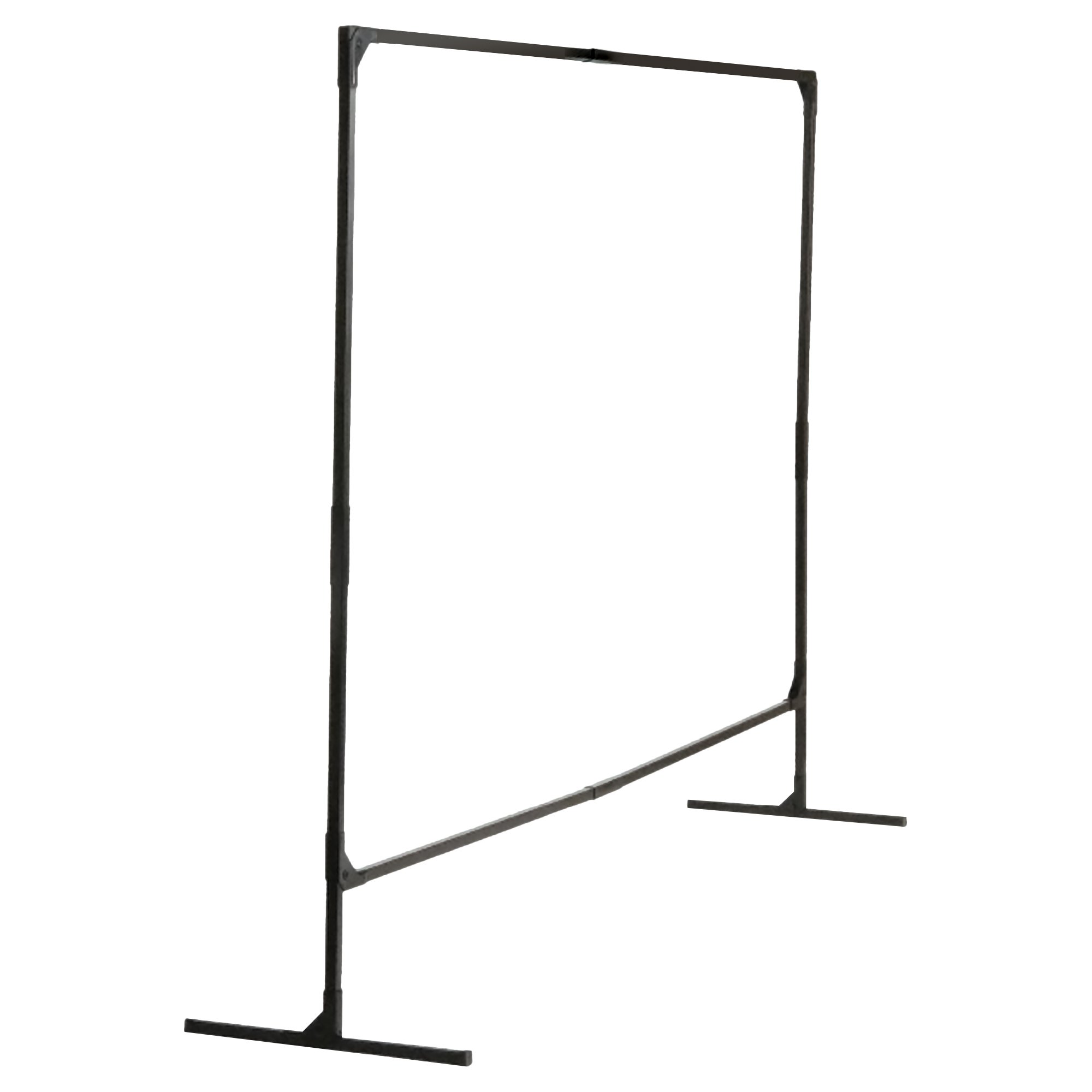 Jackson Safety Wilson Stur-D-Screen Frame (36335), 6 x 4 feet, Single Panel, T Legs, Black, For Welding Curtains, 1 / Order