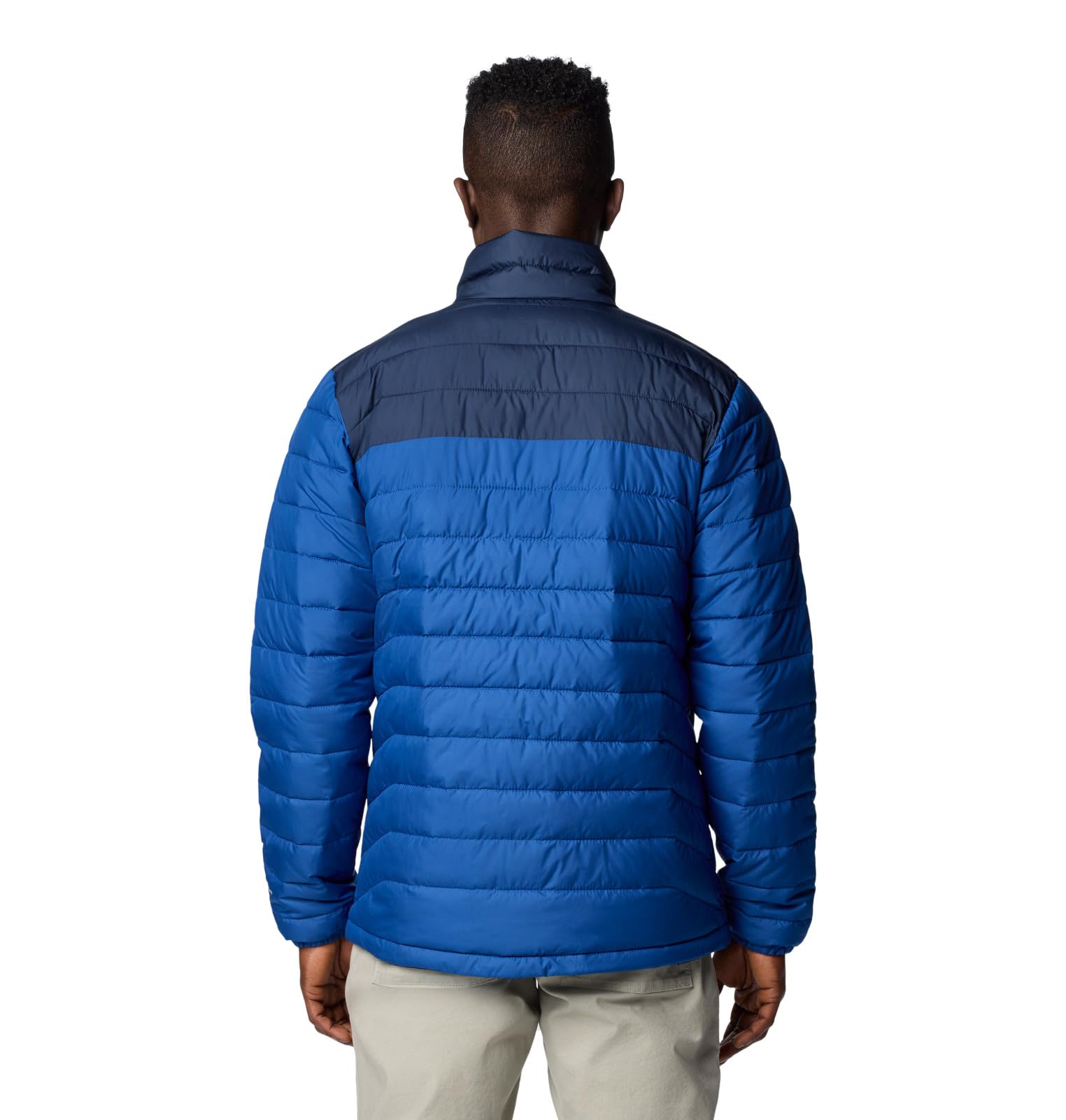 Columbia Men's Powder Lite II Jacket, Mountain Blue/Collegiate Navy, Small view 2