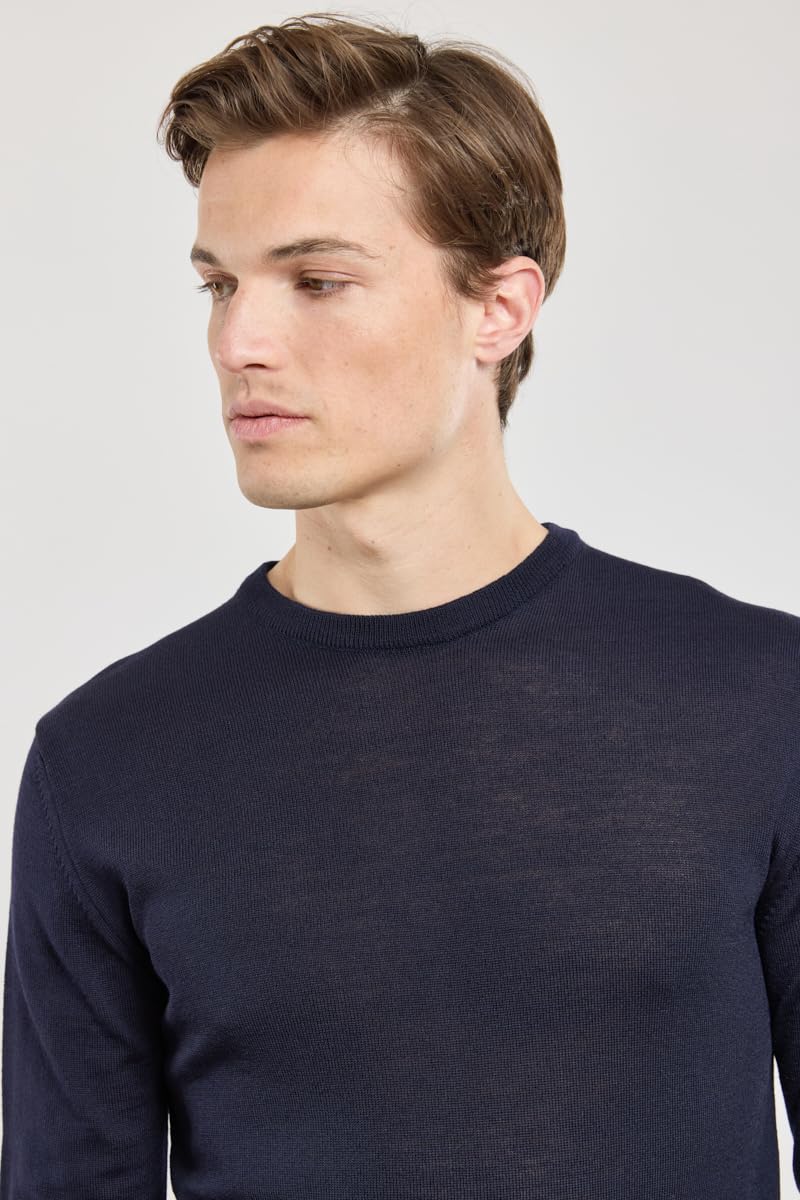 Armor-lux Men's Pullover Mit Rundhalsausschnitt Damgan Aus Merinowolle Sweater