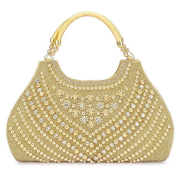 See full amazon price history chart for Vivaan Handicraft Hand Embroidered Box Clutch Bag Purse For Bridal, Casual, Party, Wedding (Golden-4) Vivaan Handicraft Hand Embroidered Box Clutch Bag Purse For Bridal, Casual, Party, Wedding (Golden-4) (B0CSX96GCS) Amazon Price History, Amazon Price Tracker
