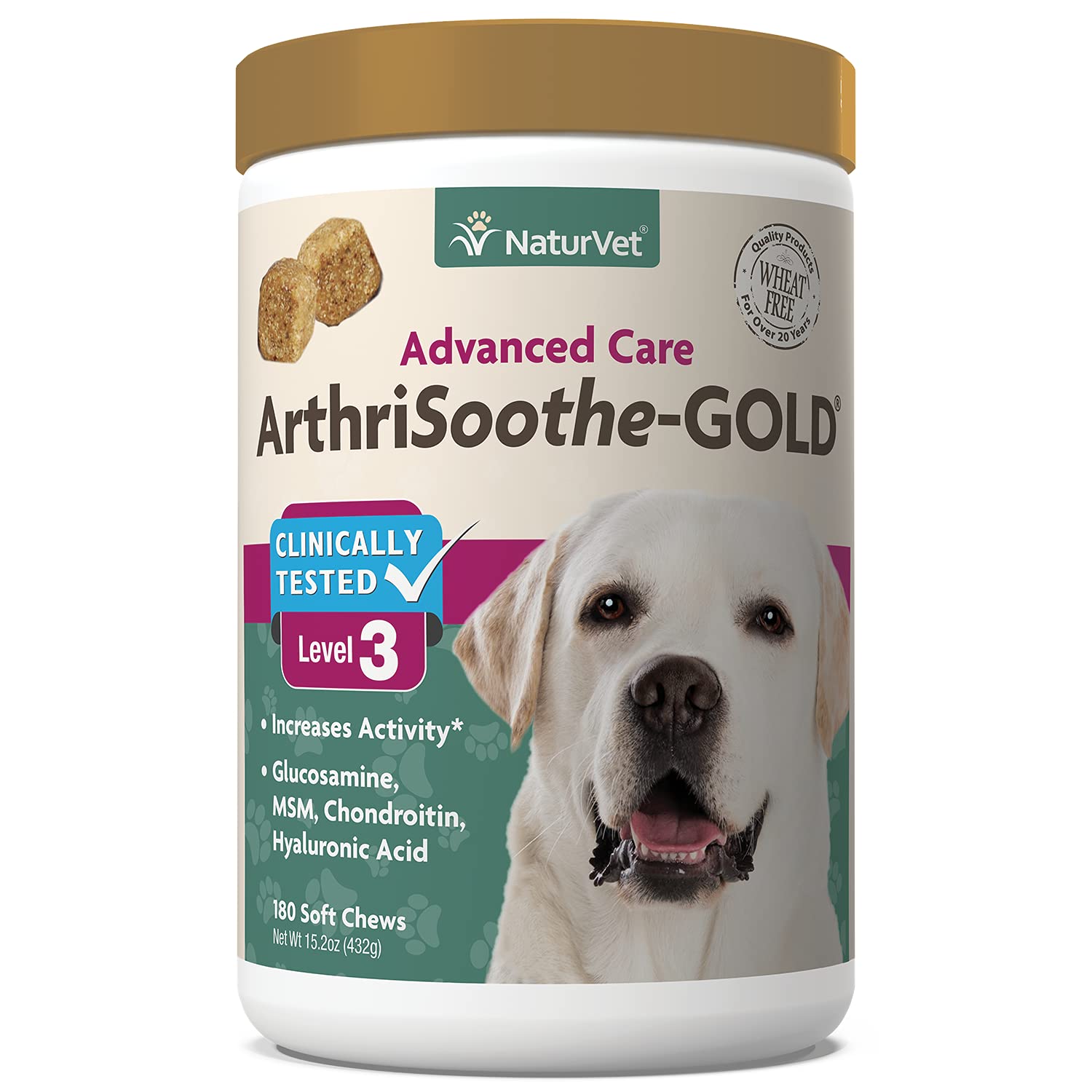 Buy NaturVet ArthriSootheGold Level 3 Advanced Joint Care for Dogs