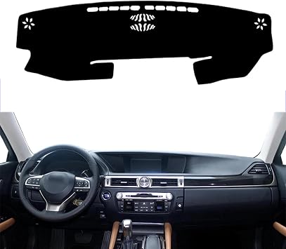 Fit for Lexus GS350 2012-2020,Car Dashboard Cover,Black Dash Mat Dashboard Cover,Anti-Slip Dash Pad Protective Cover