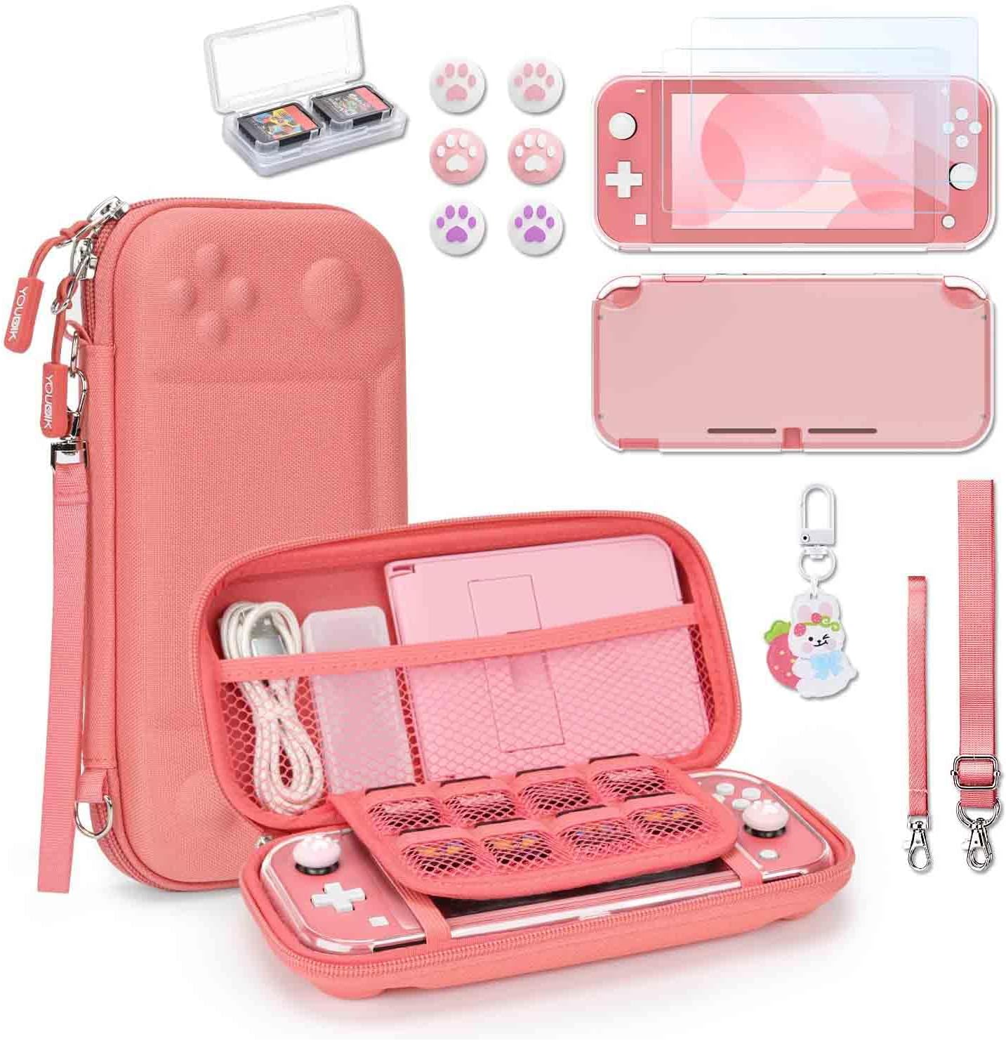 Younik Switch Lite Case, Coral, Tie case