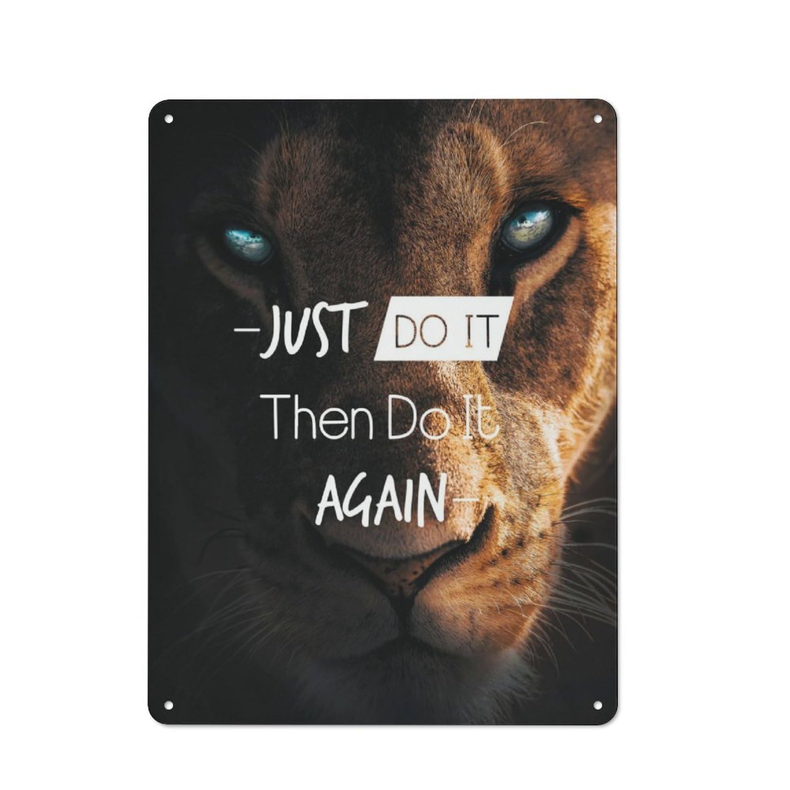 Junmoney Just Do It Vintage Metal Plaque 40X30cm Featuring For Home Bar Wall, A Metal Wall Feature For Home Bars And Entertaining Spaces
