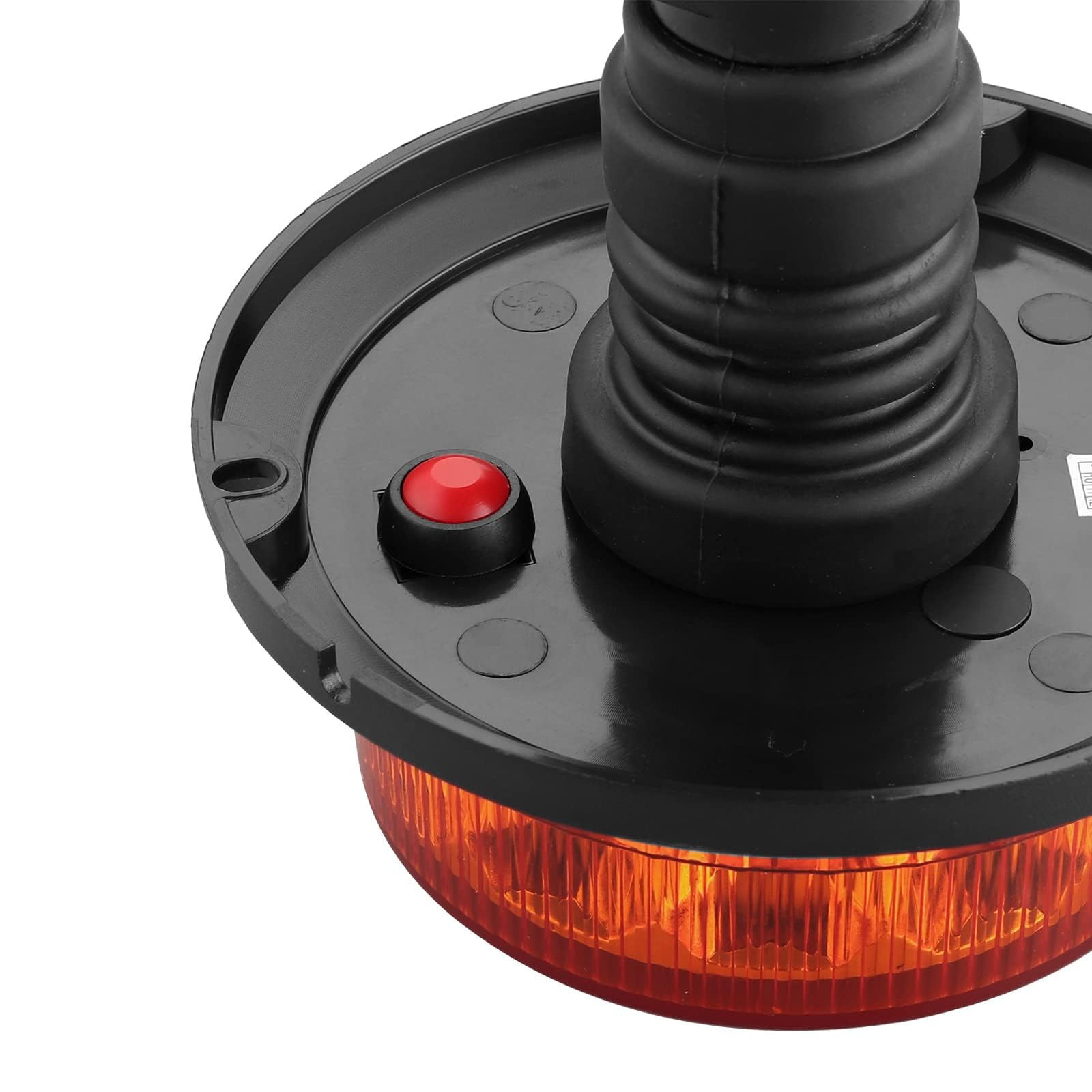AUTOUTLET 2x 12LED Rotativo 10V-30V Luz de Advertencia Estroboscópica Giratoria Homologado ECE R10 E9 a Prueba de Polvo Impermeable IP56 Cable de Resorte 3m para Tractor Furgonetas Camiones Remolque
