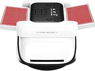 Barajador y crupier eléctrico, máquina Profesional automática Recargable para barajar y repartir Cartas, Ideal para Jugadores Aficionados y Ocasionales