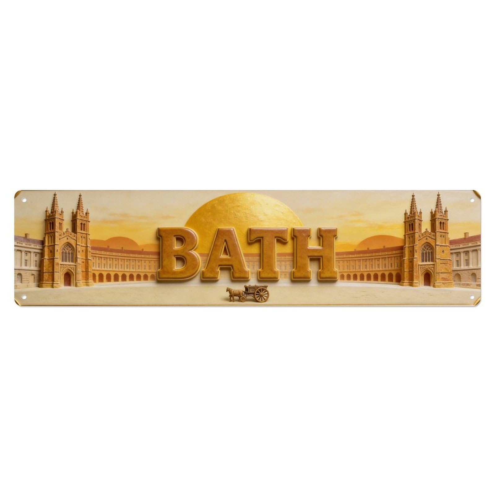 Bath England Retro Metal Tin Sign