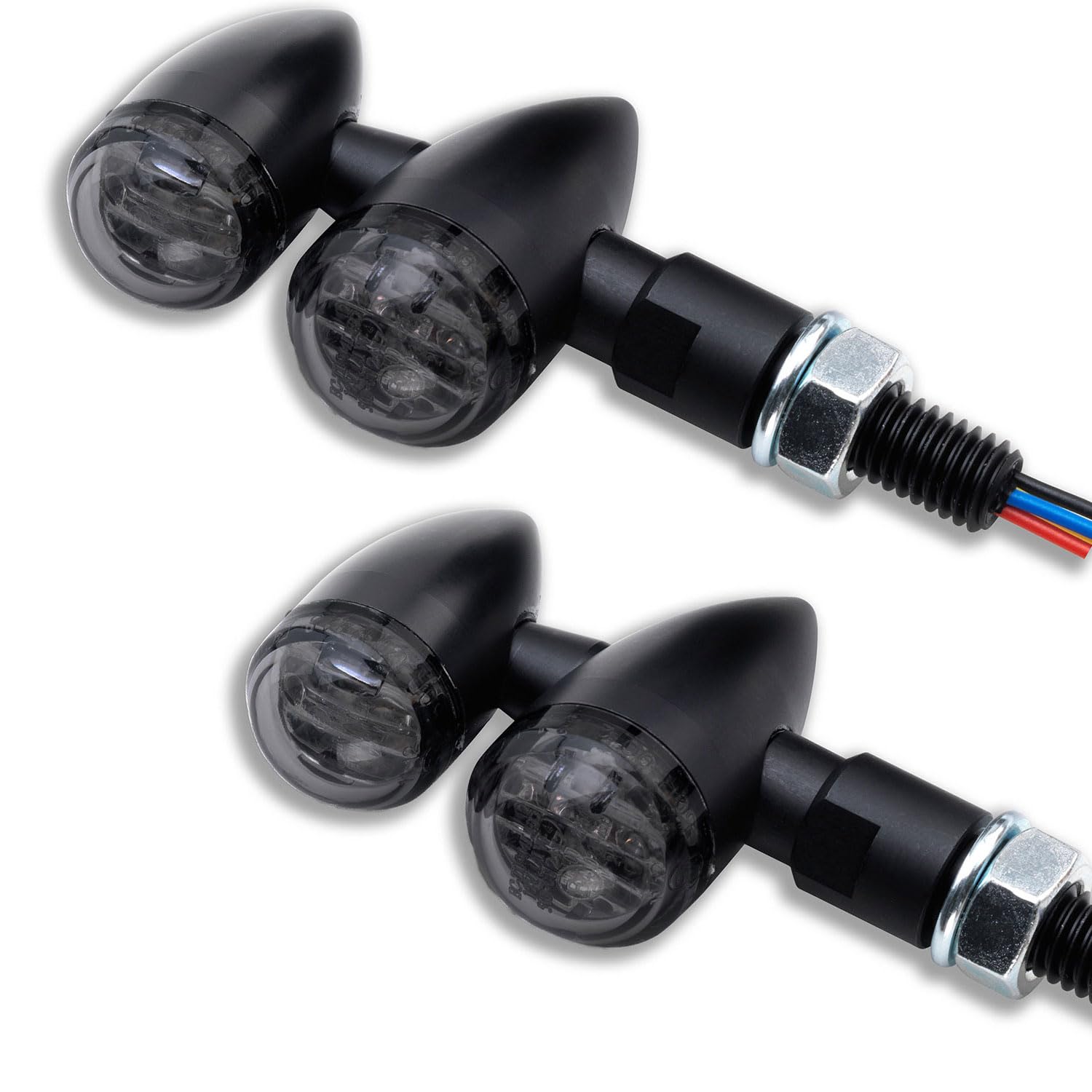 3-in-1 Bullet LED Rear Turn Signal Light – For Harley, Cafe Racer, Chopper, Cruiser