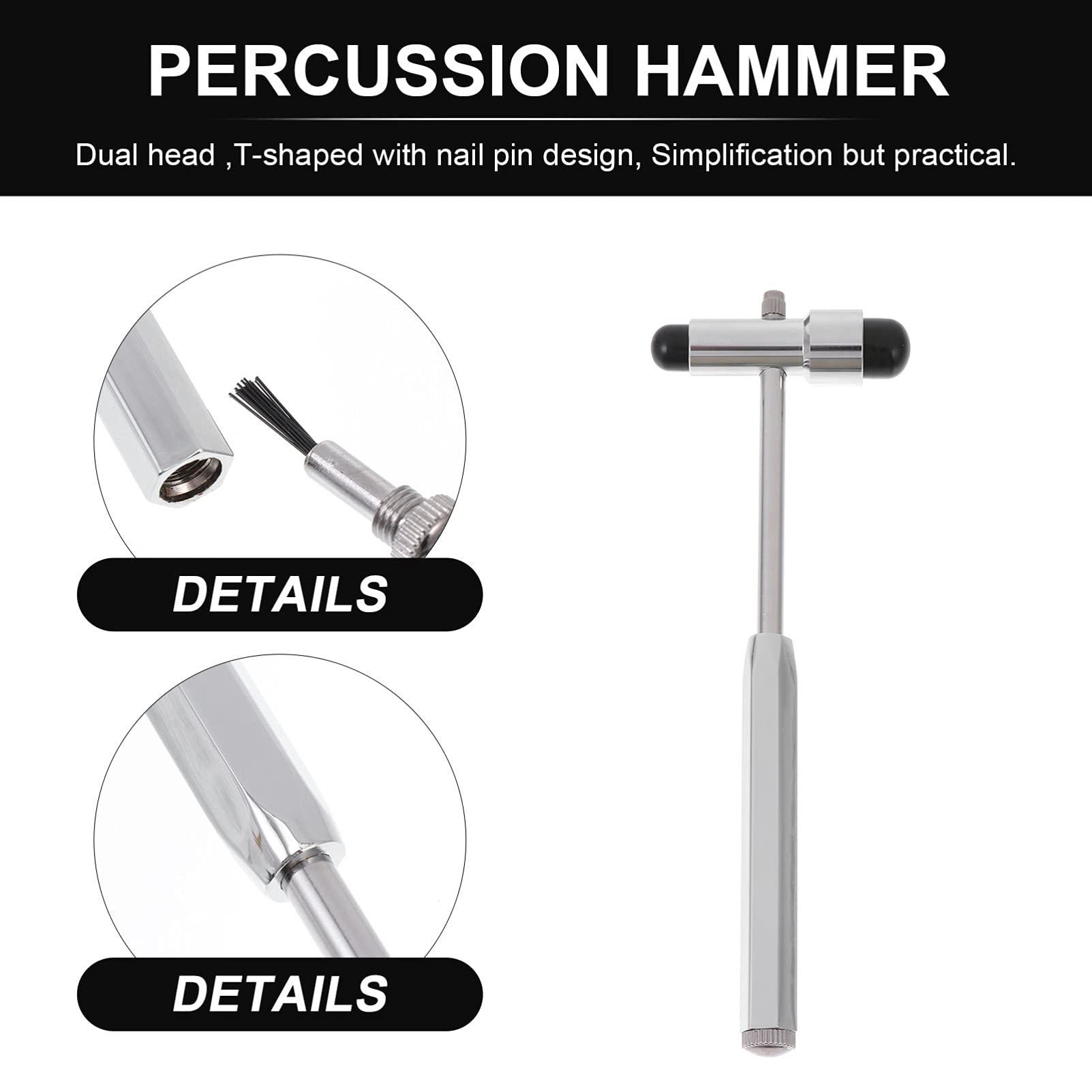 SOLUSTRE 4stücke Praktischer Neurologischer Hammer Reflexhammer Mit Ergonomischem Griff Für Präzise Neurologische Untersuchungen Für Ärzte Und Therapeuten