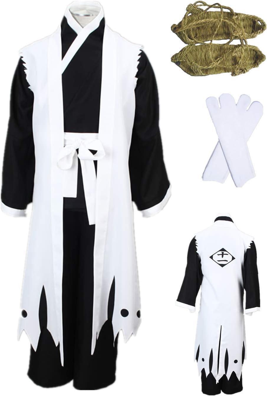 SWEET CHERRY US Size Comic Zaraki Kenpachi Cosplay Costume full set clothing (Men L)
