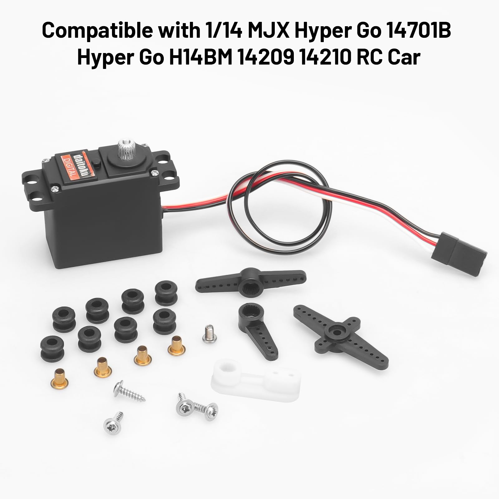 Amazon.com: daitoku Upgrade Metal Servo for MJX Hyper Go Servo