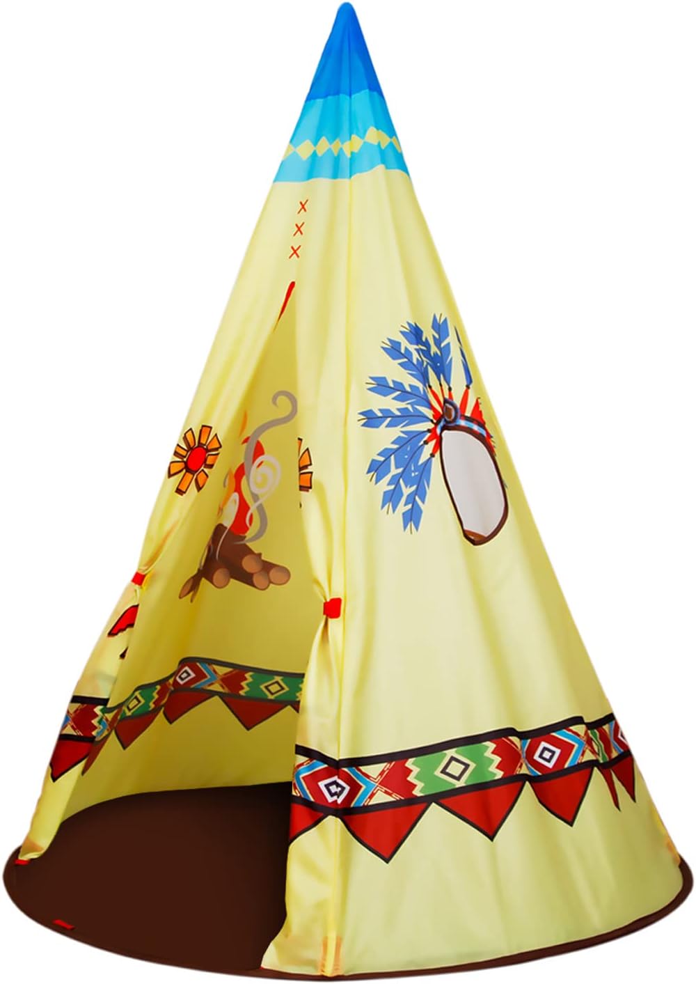 Pop Up Play Tent Teepee Tent for Boys Girls Indoor Outdoor
