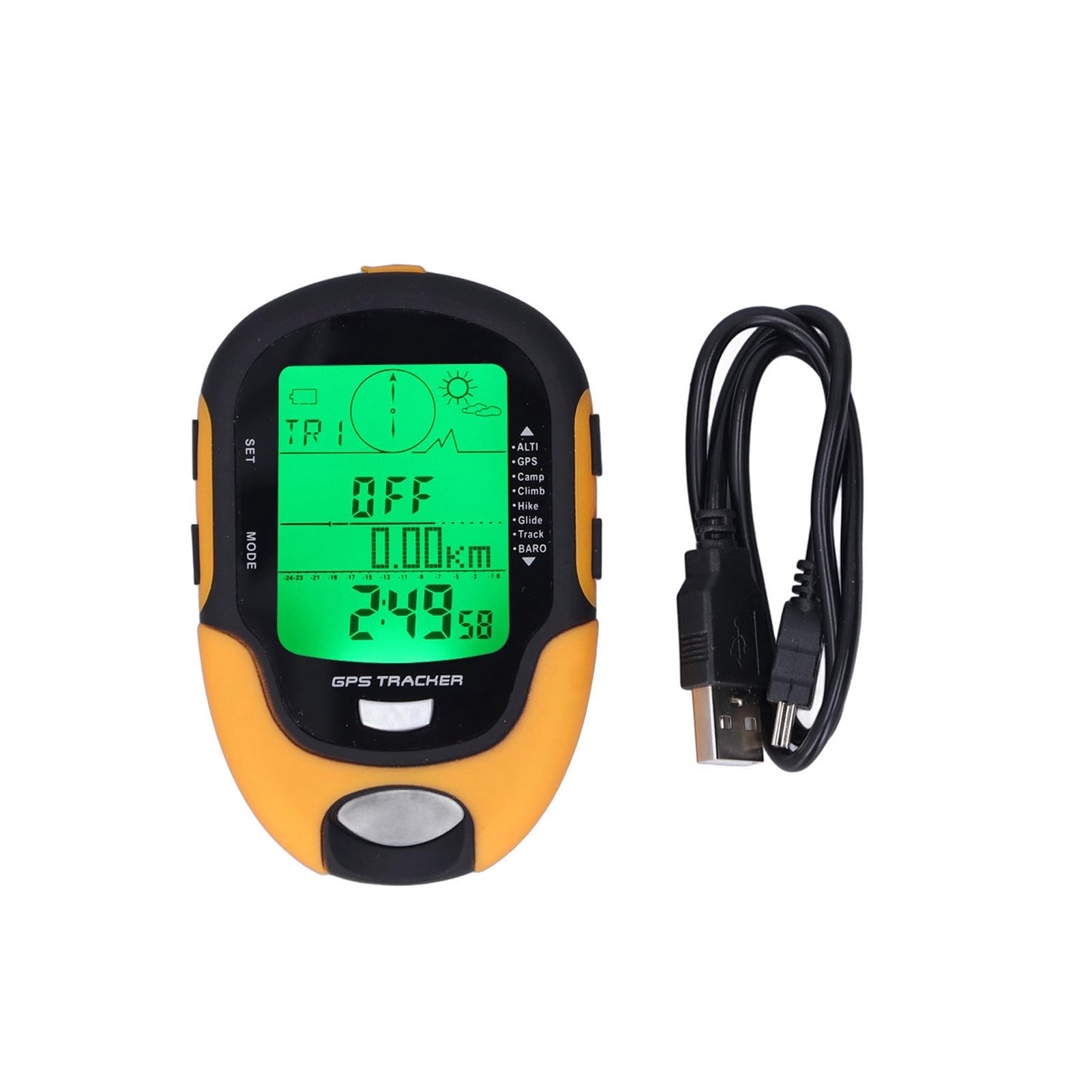 Misuratore Multifunzione GPS Altimetro Elettronico Barometro Termometro Igrometro Bussola Digitale Impermeabile Accessori Professionali