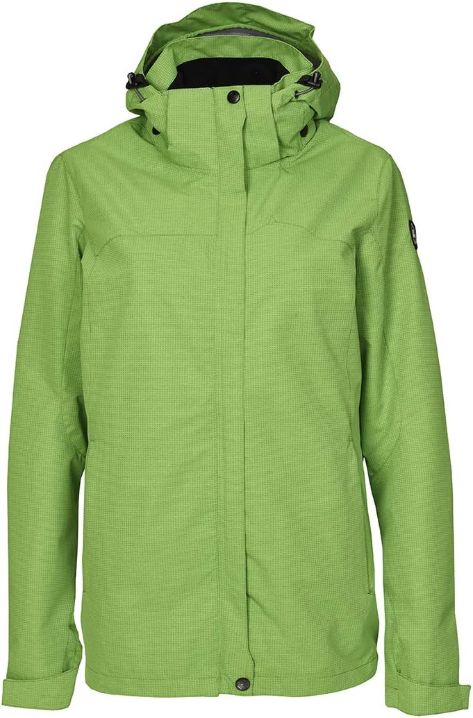 Killtec Inkele Veste Fonctionnelle Femme – Imperméable Respirante Avec Capuche Amovible – Colonne D'Eau 10 000 Mm