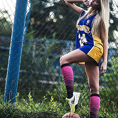 Image of Sooverki Compression Socks for Women and Men Circulation (3 /4 Pairs) is Best Support for Running Athletic Cycling Hiking
