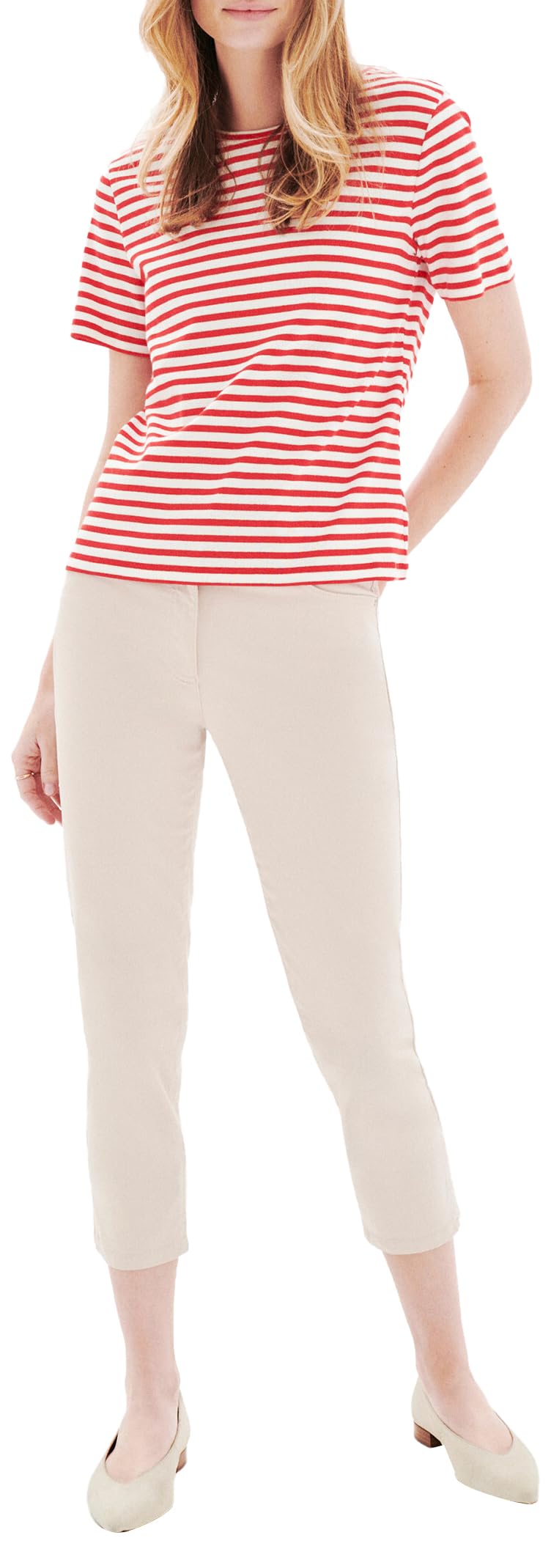 Caroll 252t-thea1 Marinière Manches Courtes Femme (Lot de 1)
