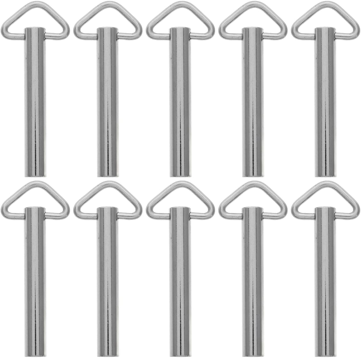 10Pcs Clock Winding Keys Steel Winding Key Tool for Mechanical Clocks, Comfortable Handle, Easy Operation for Music Box, Jewelry Box Repair