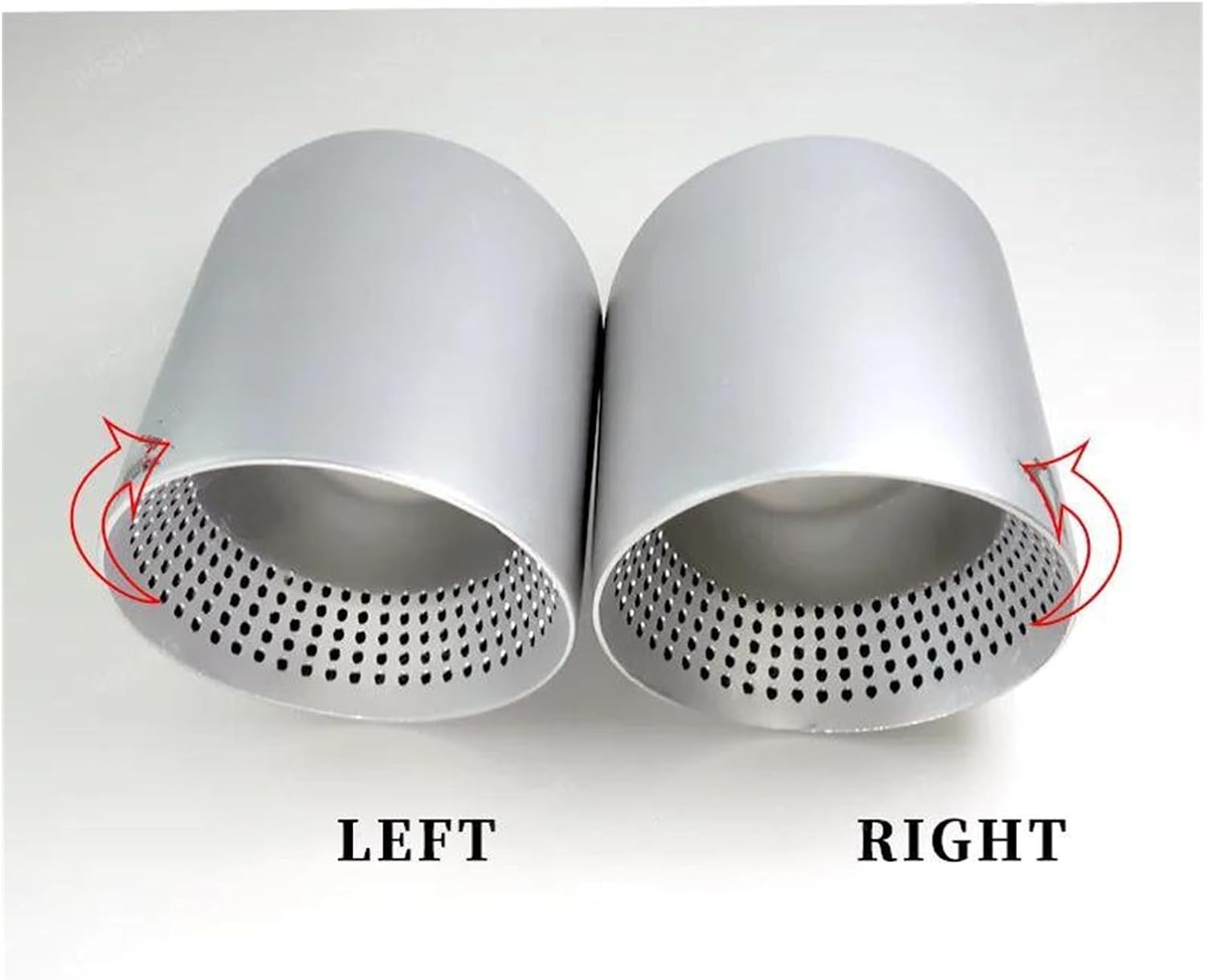 Amazon | 排気パイプ 1 個マットステンレス鋼車の排気先端システムユニバーサル排気管ゴルフ 7 用ゴルフ R ため GTI 54 ミリメートル  60 ミリメートル 63 ミリメートルマフラー先端 マフラーカッター(Size:ID63MM OD114MM) | マフラーカッター | 車＆バイク 車用排気管 1 個 101 ミリメートル 304 マットステンレス鋼車のマフラー先端排気先端システムパイプユニバーサルゴルフ GTI