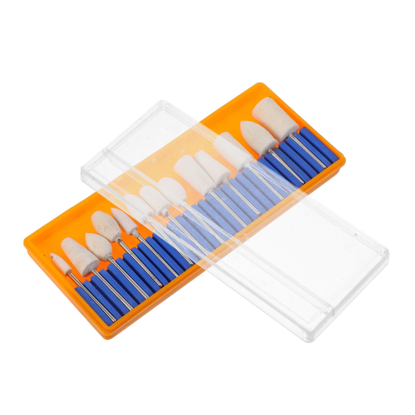 OSALADI Versatile 13pcs Wool Felt Polishing Buffing Wheel Set Burr Bits for Jewelry Watch Glass Mirror Polishing Tool