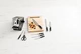 Ninja Foodi StaySharp Knife Block with Integrated Sharpener Deluxe 14-Piece Set K32014EUUK - Black - 7