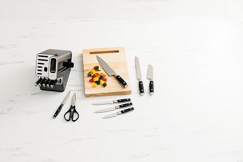 Ninja Foodi StaySharp Knife Block with Integrated Sharpener Deluxe 14-Piece Set K32014EUUK - Black - 7