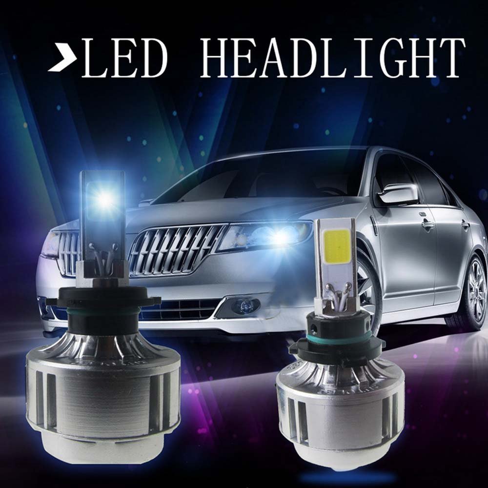 2 x 33 W 12 V LED 3000LM 6000 K faro bombilla Kit de conversión H7 super bright