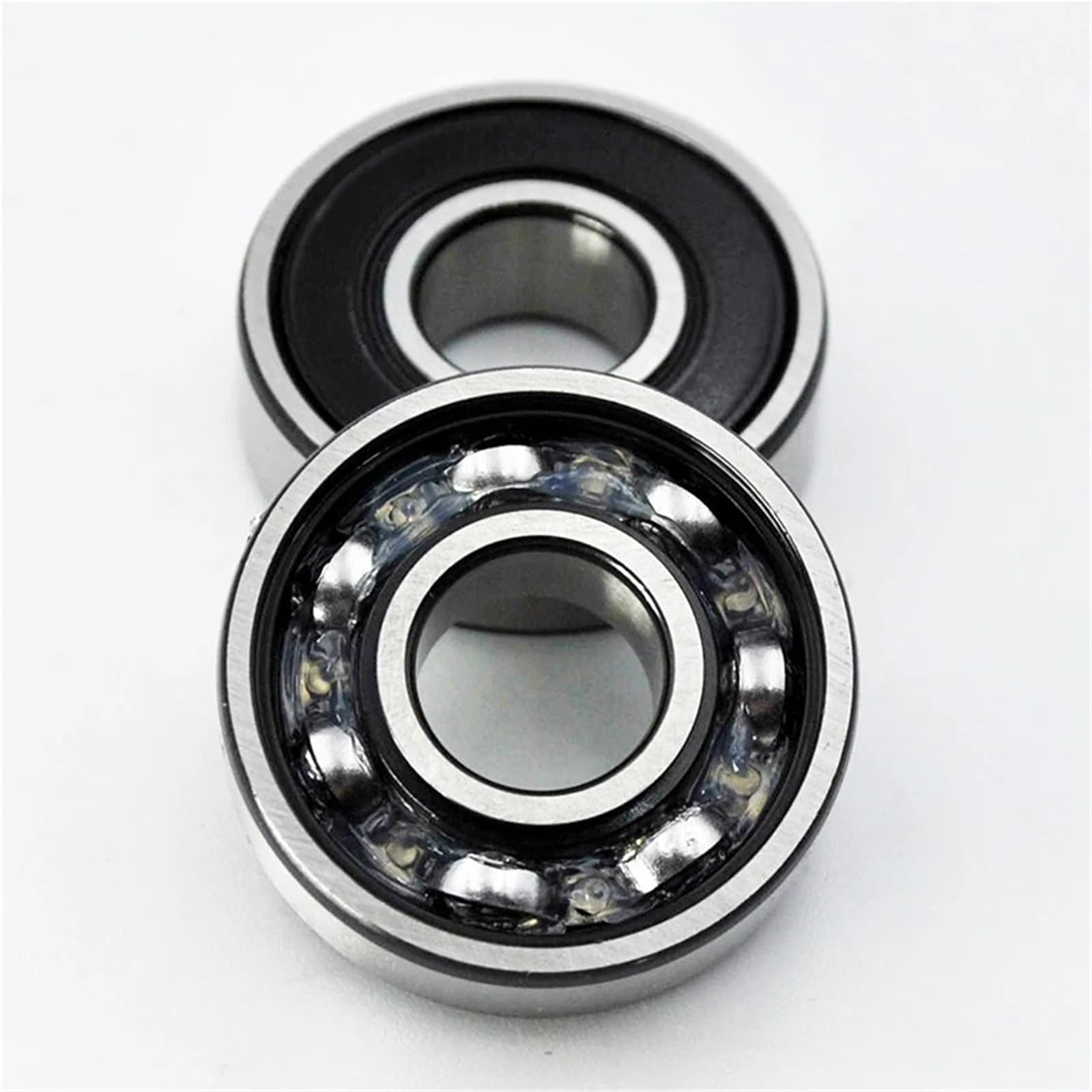 Lot de 10 roulements à billes à rainure profonde en acier chromé 6000 2RS ZZ 10 x 26 x 8 mm 6000RS 6000Z DDU 2Z, diamètre intérieur 10 mm, lot de 10 (6000 2RS Premium)
